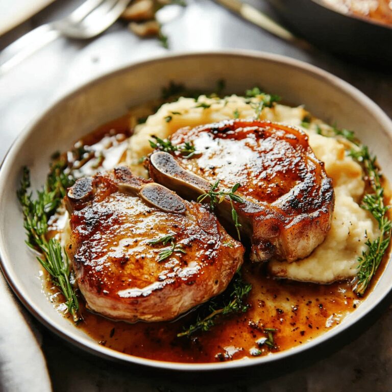 Caramelized Brown Sugar Pork Chops Recipe