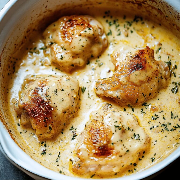 Golden Oven Baked Chicken Thighs Recipe