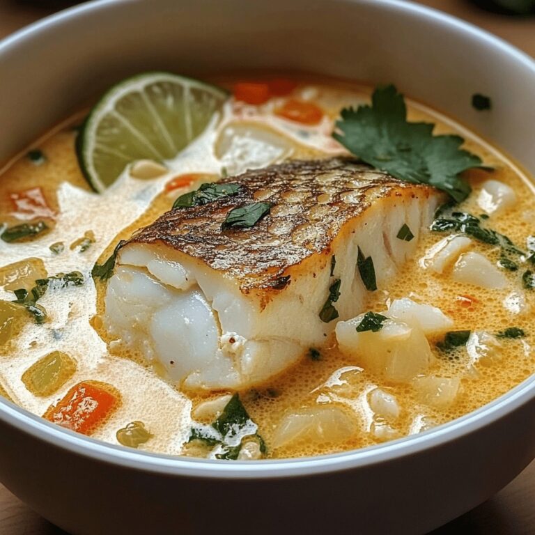 Zesty Coconut Lime Fish Soup Recipe