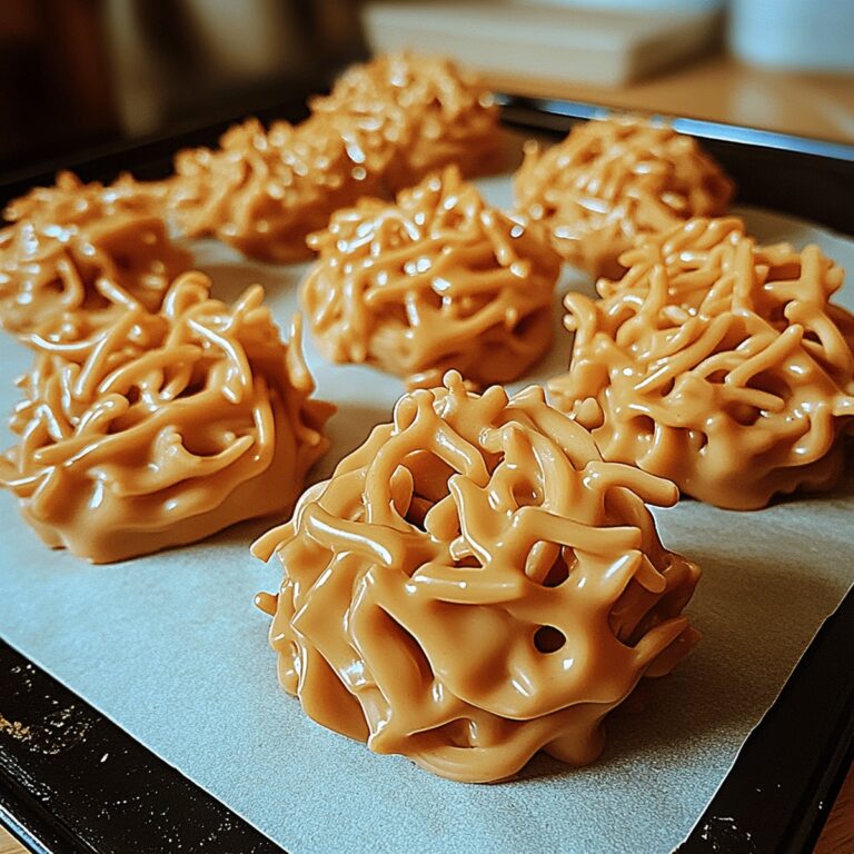 Dreamy Peanut Butter With Crunchy Noodles And Butterscotch Recipe