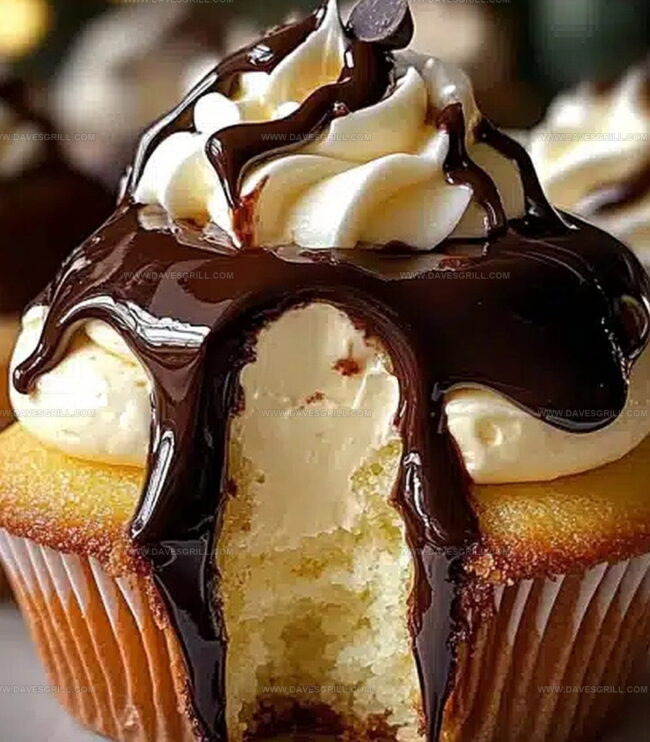 Bake Cupcakes with Custard Inside