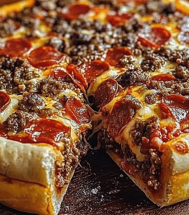 Chicago Style Deep Dish Pizza from Dough to Slice