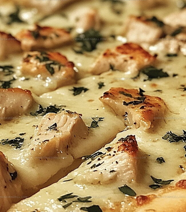 How to Make Roasted Garlic Chicken White Pizza